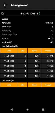  Microinvest Manager для Android на 1 мес  фото в интернет-магазине Бизнес РОСТ  - торговое оборудование.